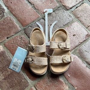 NWT Cat & Jack Gold Sandals